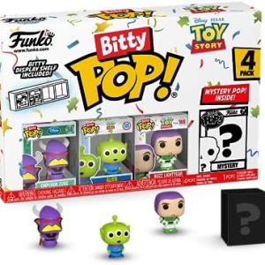 Funko Bitty Pop Toy Story Mini Figures - Collectible Zurg, Alien & Buzz Lightyear - Perfect for Kids & Collectors - 0.9