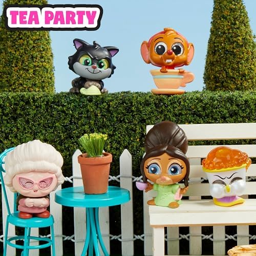 Disney Doorables Let's Party Mini Peek 3-Pack | Fun Collectible Toys for Kids | Ideal for Parties and Playdates | Surpri