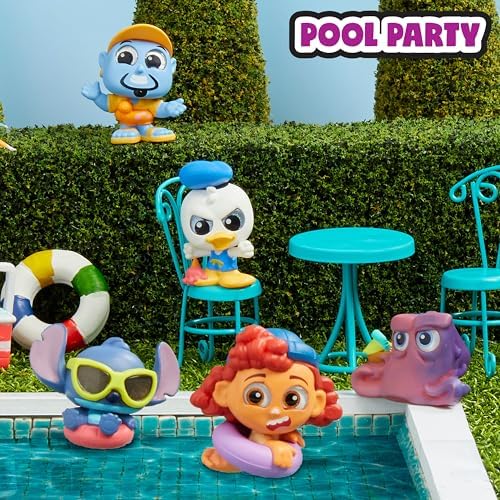 Disney Doorables Let's Party Mini Peek 3-Pack | Fun Collectible Toys for Kids | Ideal for Parties and Playdates | Surpri